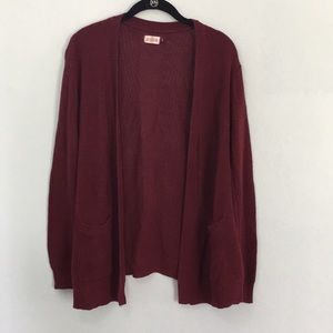 Maroon Cardigan